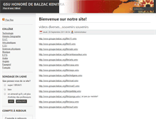 Tablet Screenshot of groupe-balzac.org
